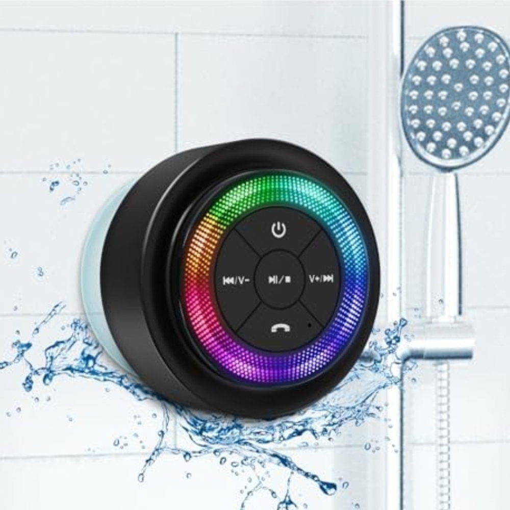 NIB XLeader IPX7 Shower Speaker Mate Pro Black Dot